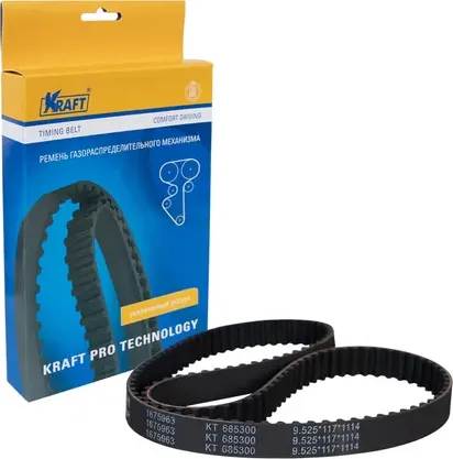 Ремень ГРМ FORD FOCUS 02- 1.6/1.8 (Kraft) Kraft. Артикул KT685300