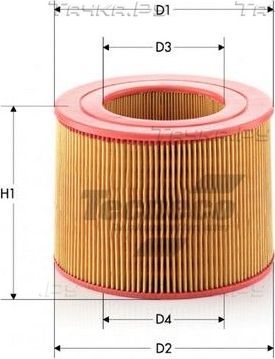 Воздушный фильтр  Tecneco Filters для Talbot Horizon 1982-1986. Артикул AR473
