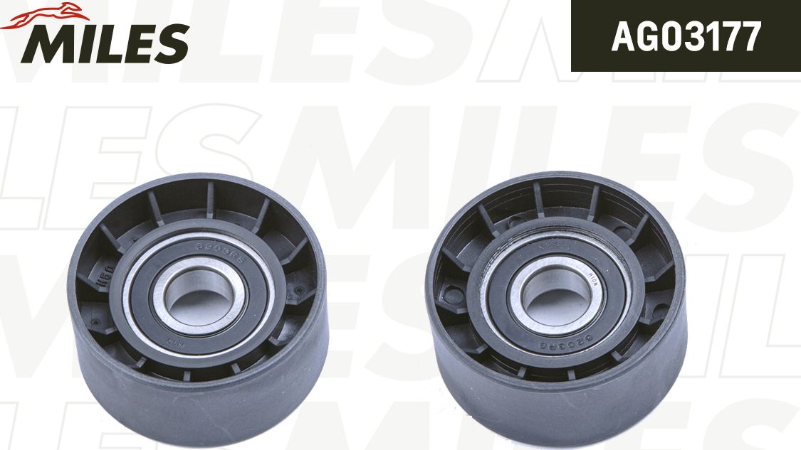 Натяжной ролик (натяжитель) приводного ремня Miles. Артикул AG03177