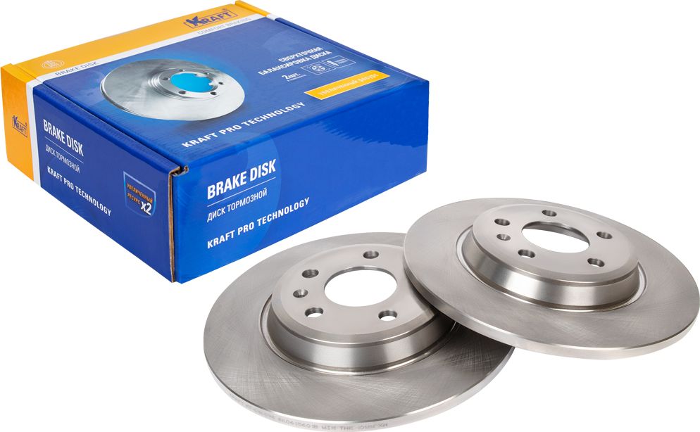 Диск тормозной задний (Kraft). Артикул KT016098
