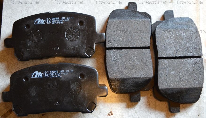 Тормозные колодки ATE передние для Toyota Ipsum II (M20) 2001-2010. Артикул 13.0460-5846.2