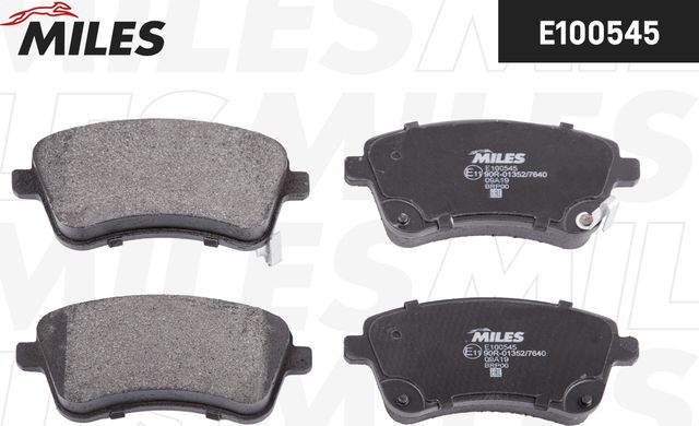 Тормозные колодки Miles (Semi-Metallic). Артикул E100545