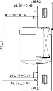 Фильтр (Carville Racing). Артикул SVY8322