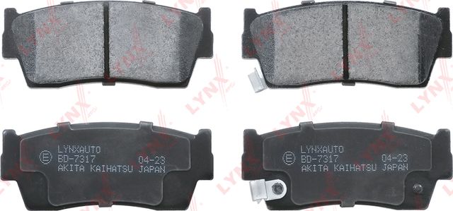 Тормозные колодки LYNXauto передние для Suzuki X-90 1995-1997. Артикул BD-7317