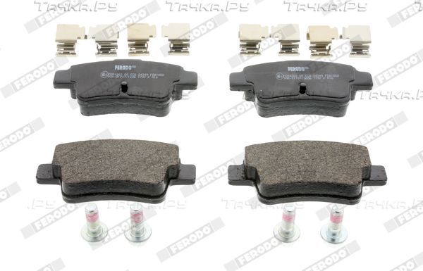 Тормозные колодки Ferodo Premier Eco Friction задние для Fiat Grande Punto 2005-2012. Артикул FDB1858