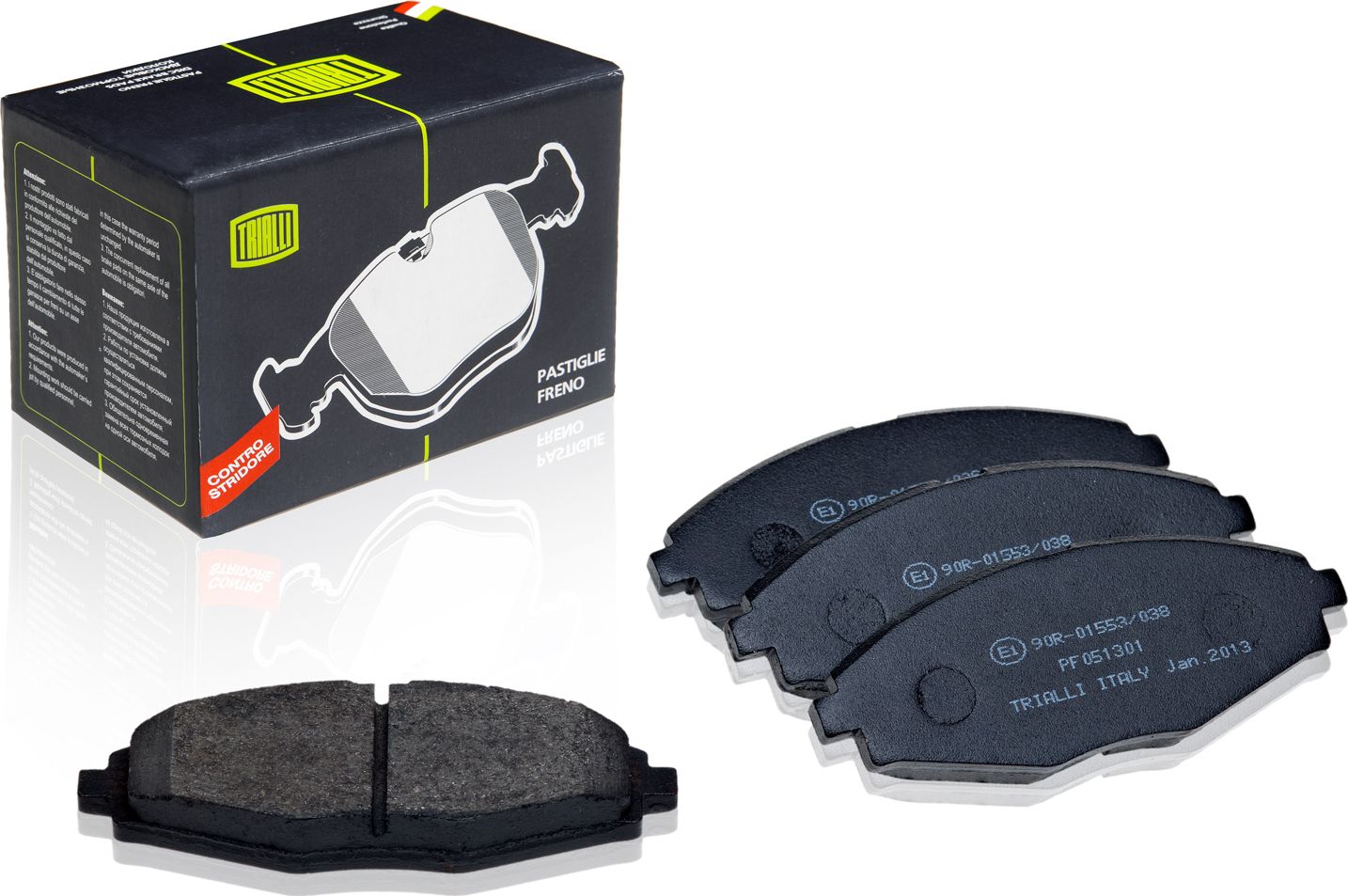 Тормозные колодки Trialli. Артикул PF 051301