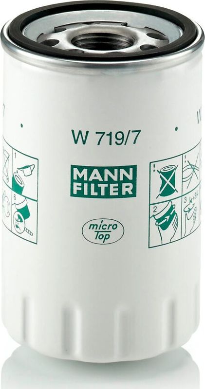 Масляный фильтр Mann-Filter для Jaguar XK II 2006-2003. Артикул W 719/7