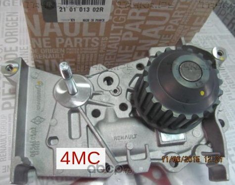 Помпа (водяной насос) Renault для Renault Grand Scenic II 2004-2006. Артикул 210101302R