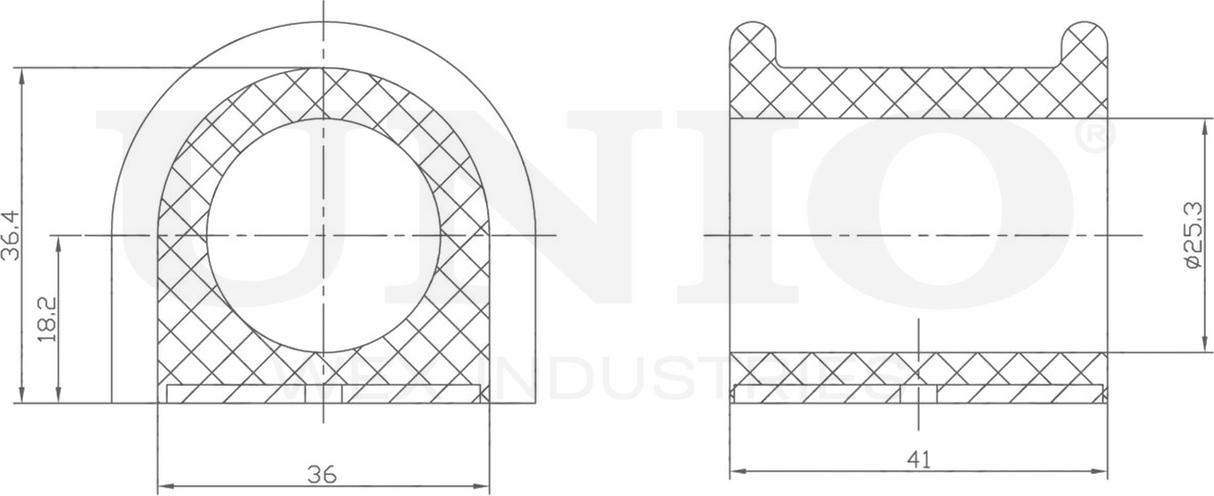 Втулка стабилизатора (Unio). Артикул RMP-10237