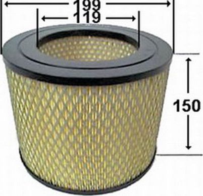Воздушный фильтр JS Asakashi. Артикул A187J