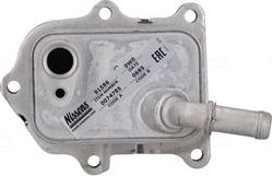 Радиатор масляный (маслоохладитель) для двигателя Nissens (алюминий). Артикул 91586