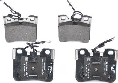 Тормозные колодки Bosch. Артикул 0 986 461 130