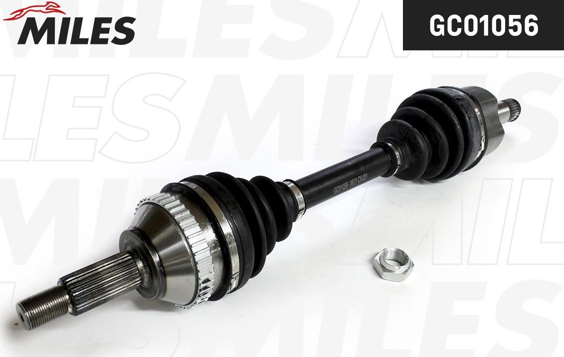 Полуось (привод в сборе, приводной вал) Miles. Артикул GC01056