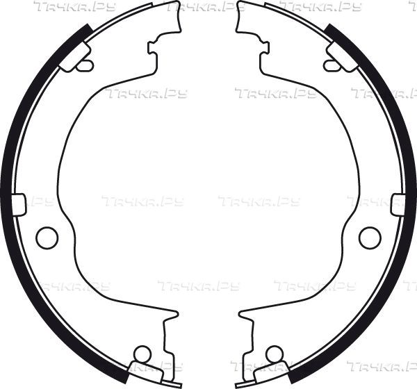 Тормозные колодки (стояночная тормозная система) TRW. Артикул GS8749