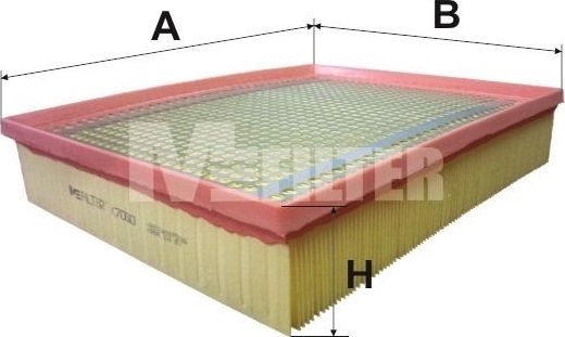 Воздушный фильтр MFilter. Артикул K 7050