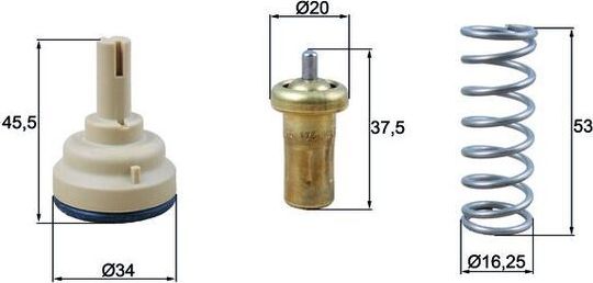 Термостат Mahle Behr для SEAT Ibiza IV 2013-2015. Артикул TX 181 95D