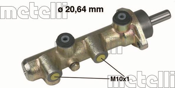 Тормозной цилиндр главный Metelli (Чугун). Артикул 05-0092
