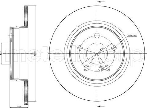 Тормозной диск Trusting. Артикул DF1185