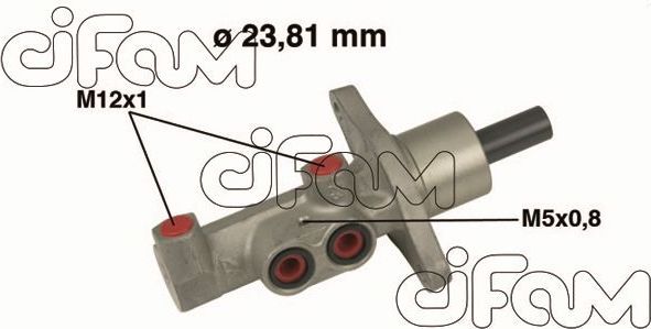 Тормозной цилиндр главный Cifam (алюминий) для Volvo S40 II 2004-2012. Артикул 202-475