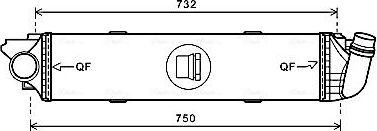 Интеркулер AVA для Renault Trafic III 2014-2026. Артикул RT4622
