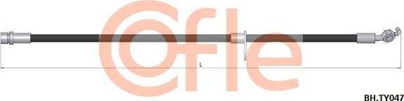 Тормозной шланг Cofle. Артикул 92.BH.TY047