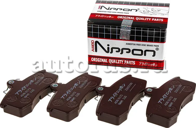 Колодки тормозные дисковые | перед | (Allied Nippon) Allied Nippon. Артикул ADB0173