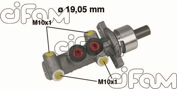Тормозной цилиндр главный Cifam (Чугун) для Citroen Saxo 1996-2003. Артикул 202-266