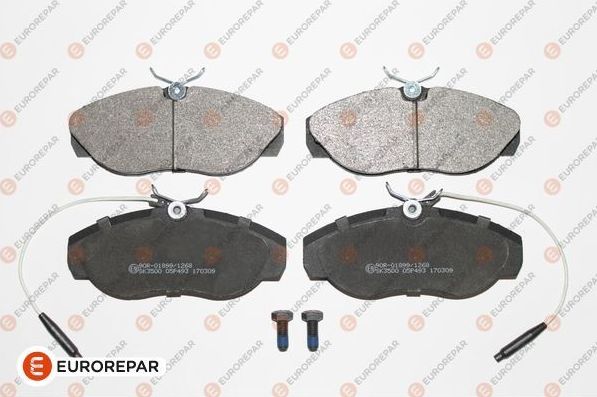 Тормозные колодки Eurorepar. Артикул 1617280480