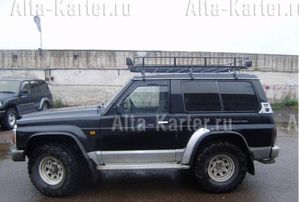 Дефлекторы Cobra Tuning для окон Nissan Patrol Y60 3-дв. 1987-1997. Артикул N13488