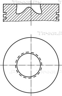 Поршень Mahle для Mercedes-Benz T2 II 1986-1994. Артикул 002 81 10