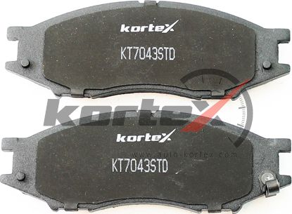Колодки тормозные NISSAN ALMERA CLASSIC(B10) 06- перед. (Kortex). Артикул KT7043STD