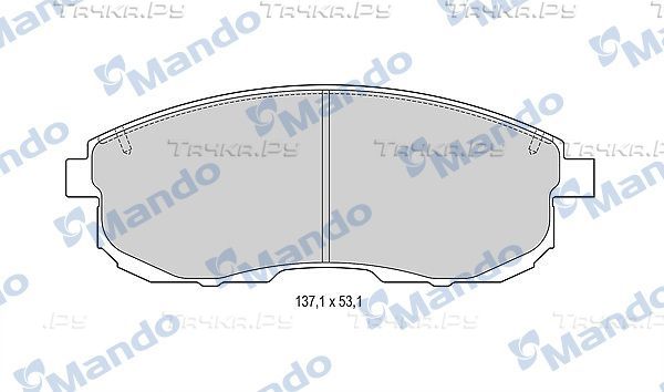 Тормозные колодки Mando передние для Nissan Maxima A32 1995-2000. Артикул MBF015001