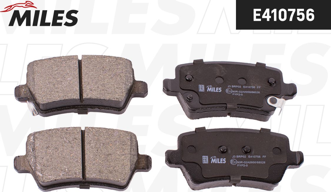 Тормозные колодки Miles. Артикул E410756