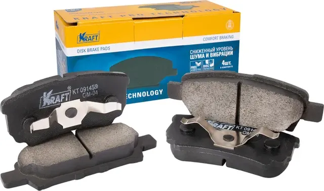 Колодки дисковые задние (Kraft). Артикул KT091459