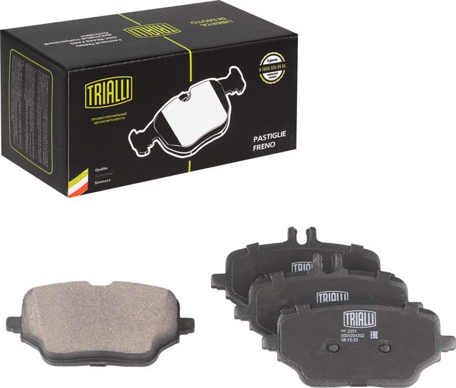 Тормозные колодки Trialli (Low-Metallic). Артикул PF 2251