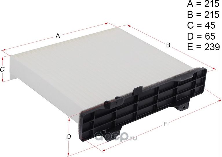 Фильтр салона MITSUBISHI PAJERO/MONTER 99-07 (Hosu). Артикул HSCF0032