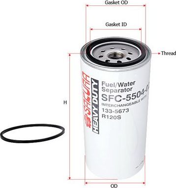 Топливный фильтр-сепаратор Sakura. Артикул SFC-5504-02