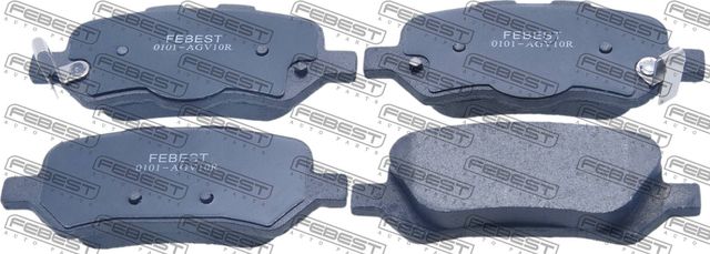 Тормозные колодки Febest. Артикул 0101-AGV10R