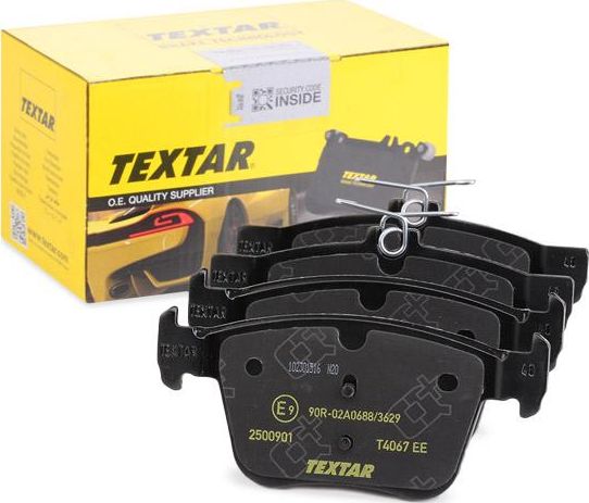 Тормозные колодки Textar Q+. Артикул 2500901