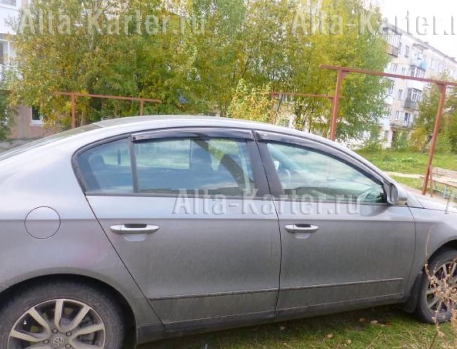 Дефлекторы Cobra Tuning для окон Volkswagen Passat B6 седан 2005-2010. Артикул V21506