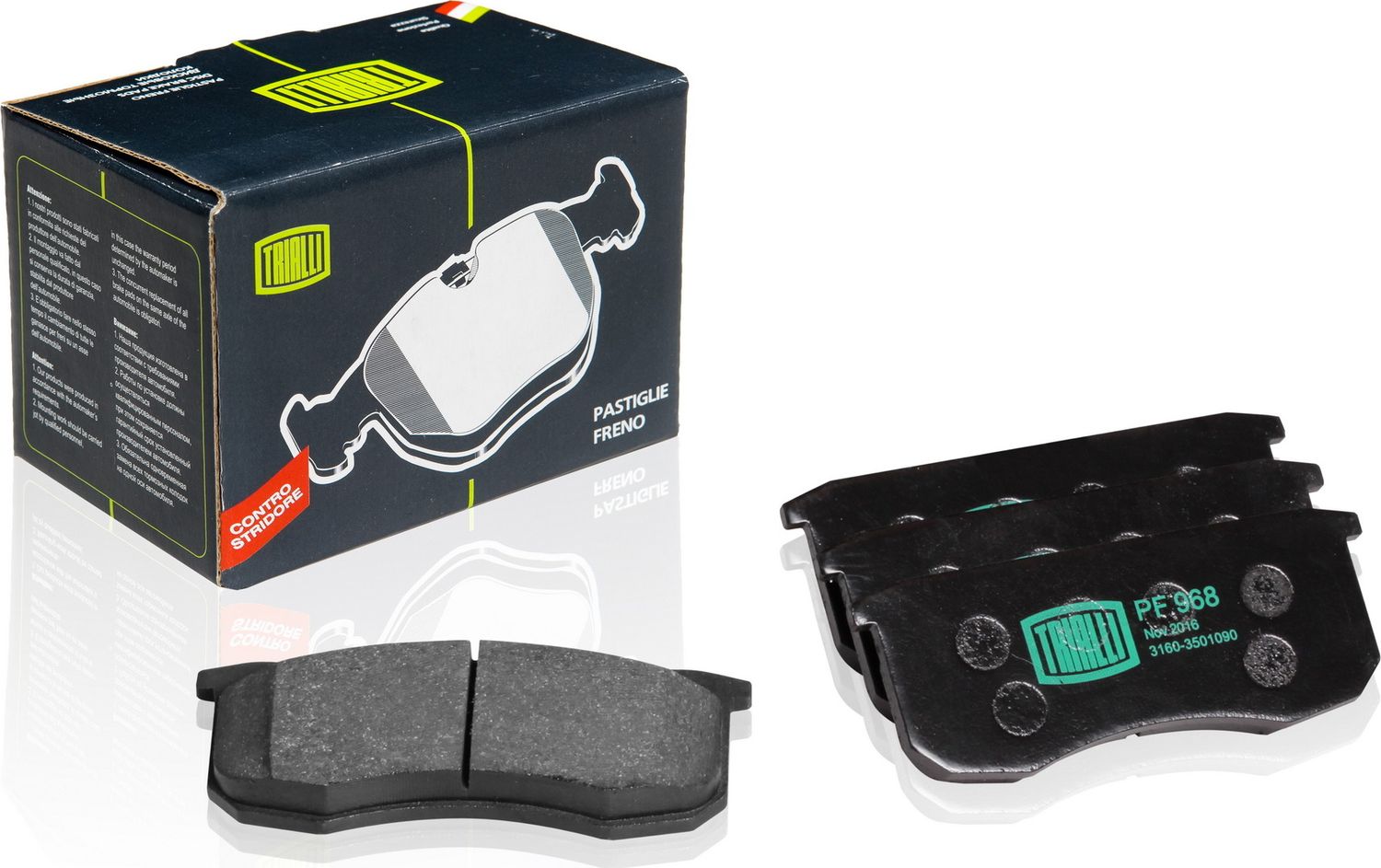 Тормозные колодки Trialli. Артикул PF 968