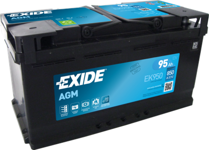 Аккумулятор Exide AGM. Артикул EK950