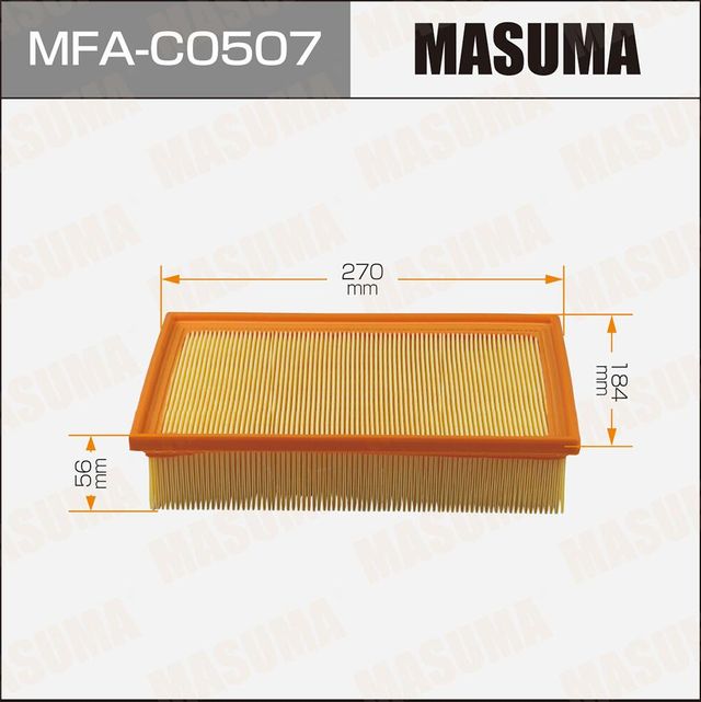 Воздушный фильтр Masuma. Артикул MFA-C0507