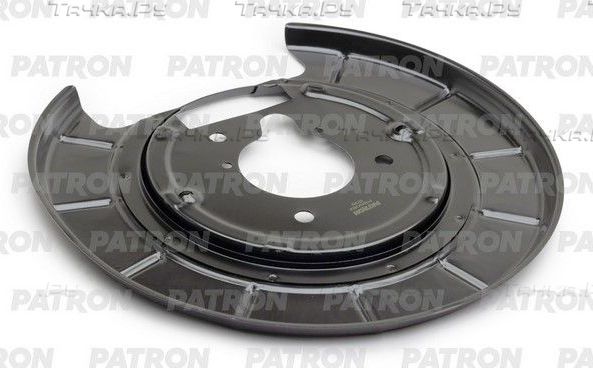 Кожух (щиток) тормозного диска Patron задний левый для Peugeot 406 I 1995-2004. Артикул PBS082