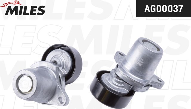 Натяжной ролик (натяжитель) приводного поликлинового ремня Miles. Артикул AG00037