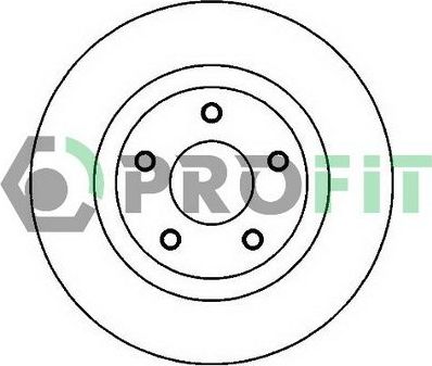 Тормозной диск Profit. Артикул 5010-2019
