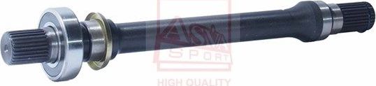 Полуось (привод в сборе, приводной вал) Asva передняя правая для Mazda 626 IV (GE) 1991-1997. Артикул SHM-001
