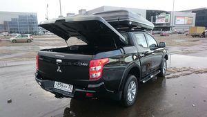 Крышка кузова АВС-Дизайн для Mitsubishi L200 2015-2025 с двойной кабиной. Под покраску. Артикул ABC.MCCL200.HTC.03P