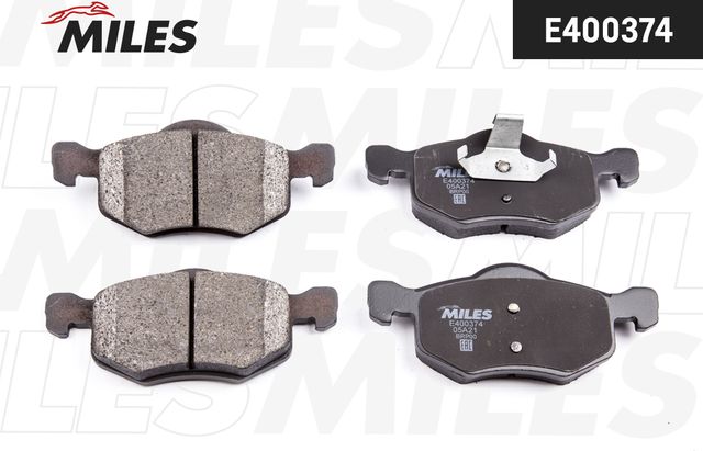 Тормозные колодки Miles (Low-Metallic). Артикул E400374