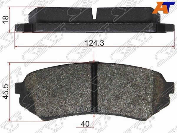 Колодки тормозные RR TOYOTA LAND CRUISER 80,105 (SAT). Артикул ST0446660070